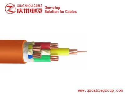 Flame retardant and fire resistant cable