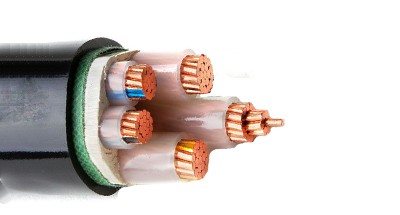 0.6/1 kV Multi-core cables, XLPE insulated, unarmoured with copper and aluminum conductor technical illustration