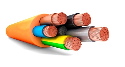 Flame retardant and fire resistant cable