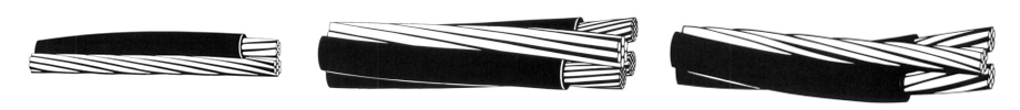 0.6/1KV SERVICE DROP CABLE technical illustration